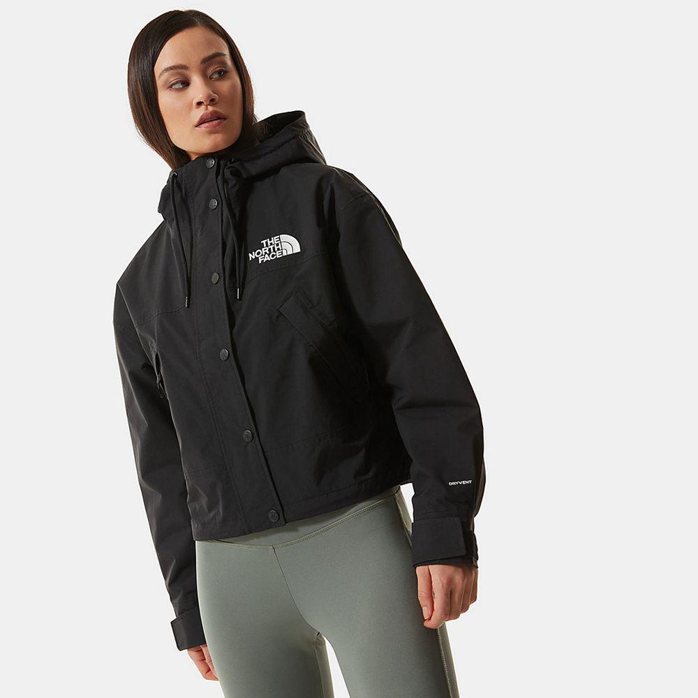 The North Face Reign On Γυναικεια Αδιάβροχο Μπουφάν - Μαυρα (COJR50238)